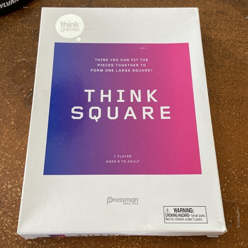 Think Square Puzzle Game Pressman